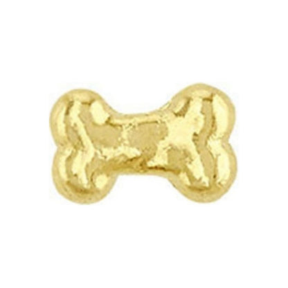 Broquel Hueso Chiquito En Oro De 10 K + Obsequio + Envío