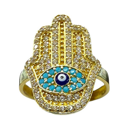 Anillo Jamsa Joyería M De León Oro 10k + Regalo