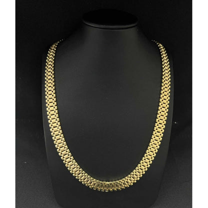 Gargantilla Rolex 50 Cm Por 1 Cm Oro 14 Kilates