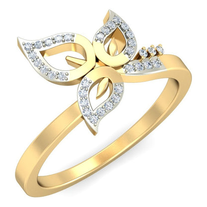 Anillo Jardín De Oro Joyería M De León Oro 10k + Regalo