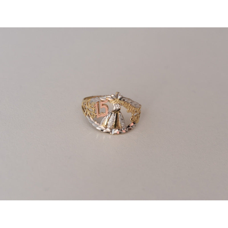 Anillo Xv Años Vestido 10 K + Obsequio + Envio