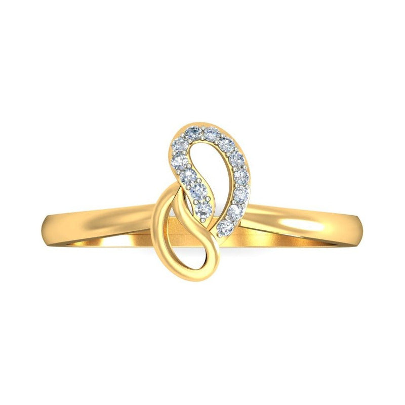 Anillo Gota Infinita Joyería M De León Oro 10k + Regalo