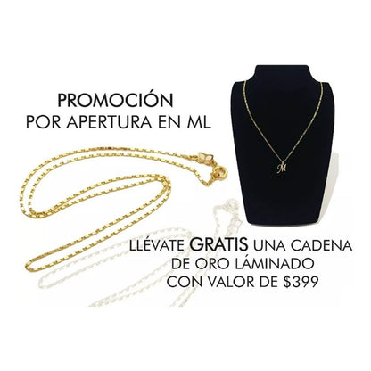 Kit Cadena Medalla Oval Comunión Oro 10 K + Obsequio