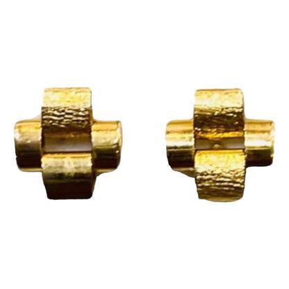 Aretes Rolex Ch Oro 14 K + Obsequio