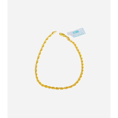 Pulsera Torsal 21 Cm X 3 Mm Oro De 10 Kilates + Obsequio