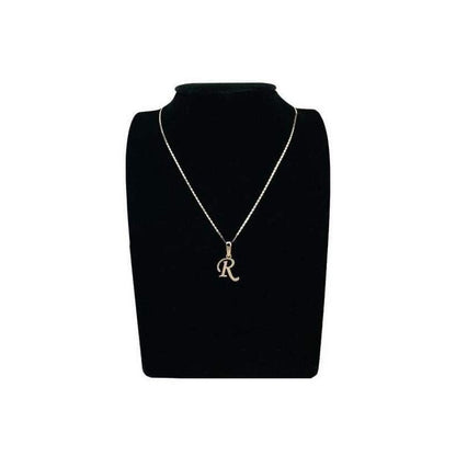Dije Inicial Letra R Oro 14 K + Obsequio + Envio