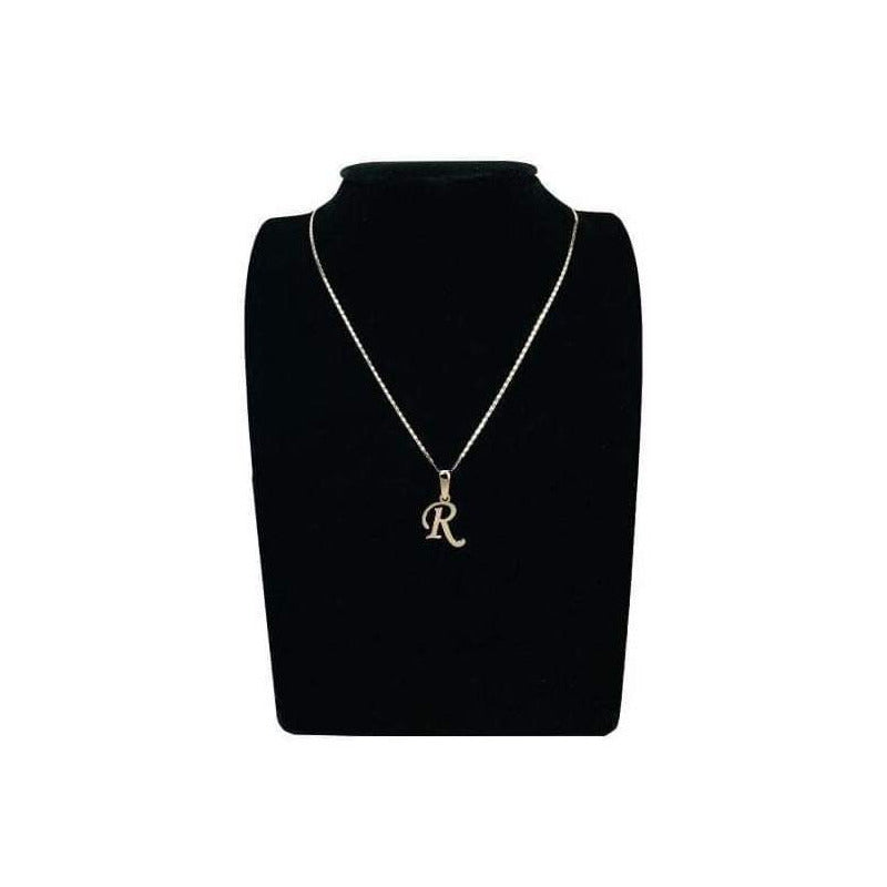 Dije Inicial Letra R Oro 14 K + Obsequio + Envio