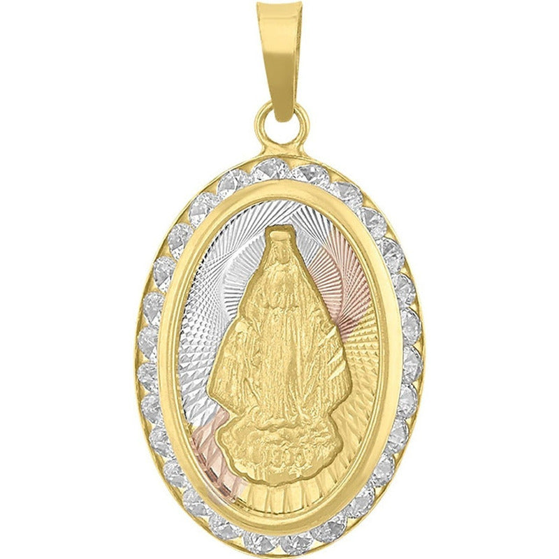 Kit Cadena Con Medalla Milagrosa Oro De 10 K + Obsequio
