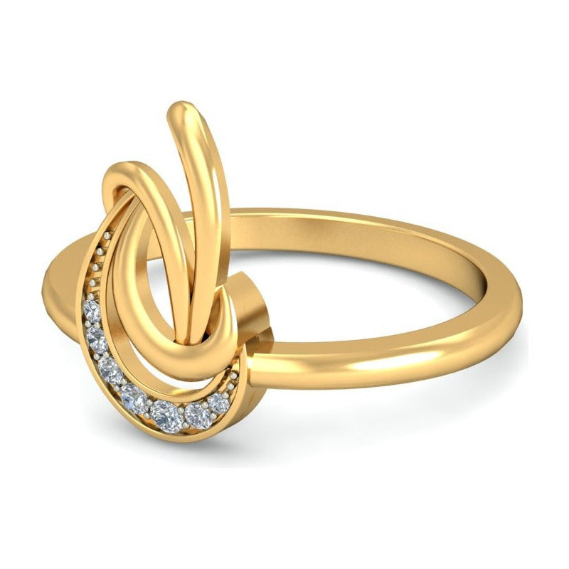 Anillo Nudo De Magia Joyería M De León Oro 10k + Regalo