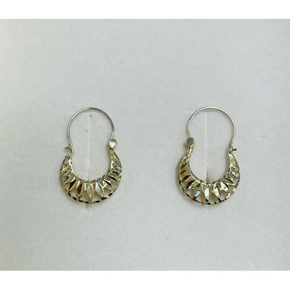 Arracadas Canasta 2 X 1.5 Cm Oro 10 K +