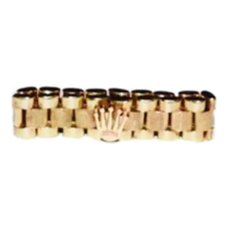 Anillo Tejido Rolex Para Dama Oro 14 K Envio Incluido