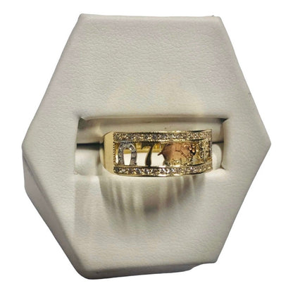 Anillo De La Suerte Oro 10 K + Obsequio + Envio