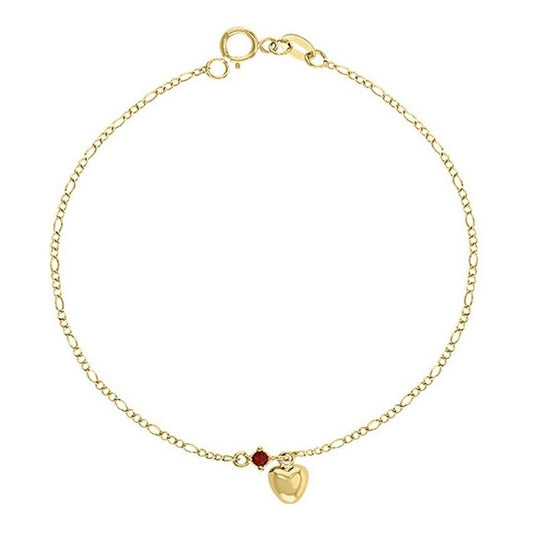 Pulsera Mini Corazón Inflado 18 Cm + Obsequio + Envio