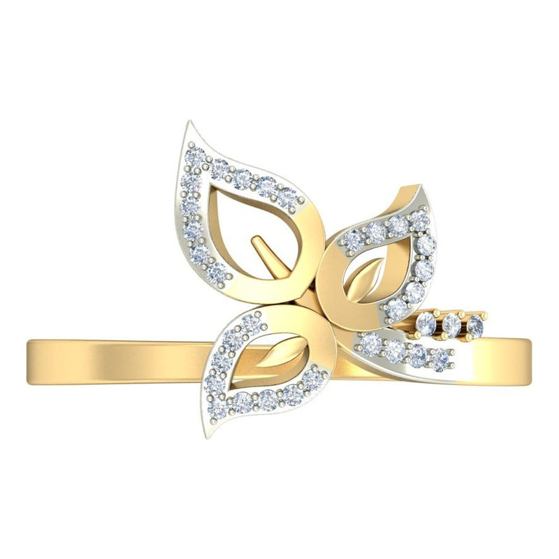 Anillo Jardín De Oro Joyería M De León Oro 10k + Regalo