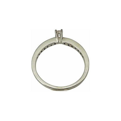 Anillo Compromiso Oro 14 K Diamantes Naturales 0.9ct/ 16.8ct