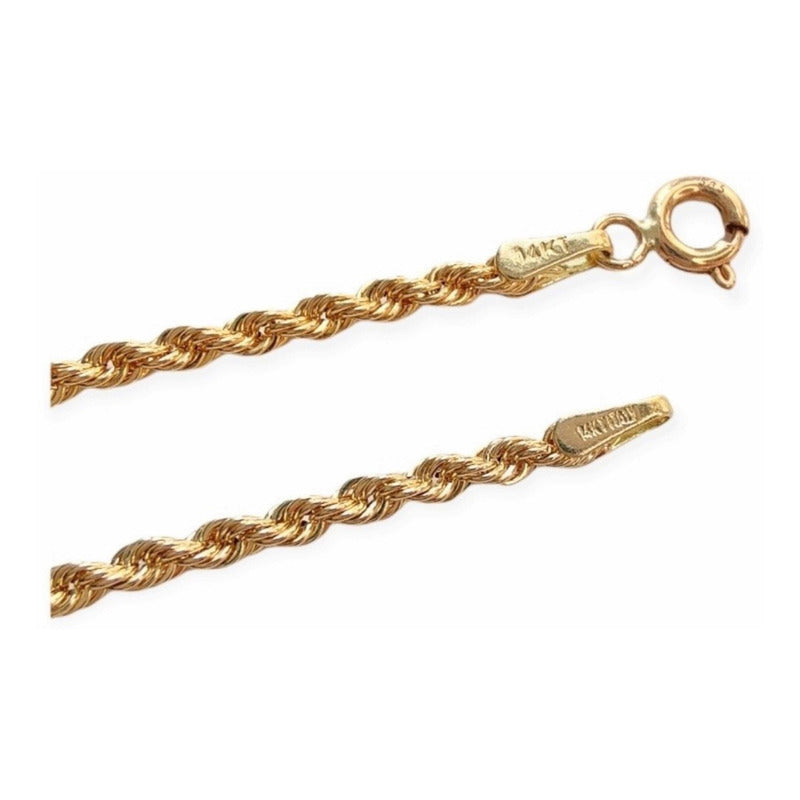 Torsal Oro 14 K 2 Mm Por 65 Cm + Obsequio