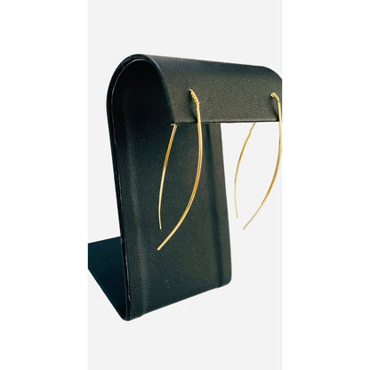 Hermosos Aretes Violadores En Oro De 10k + Obsequio