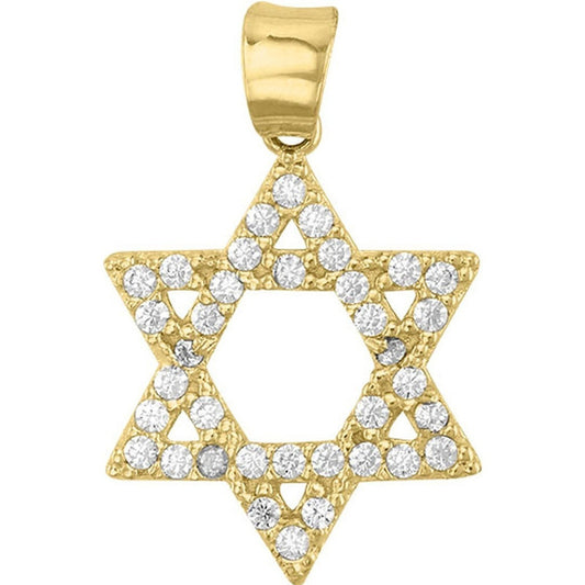 Collar Estrella De David Oro De 10 K + Obsequio + Envio