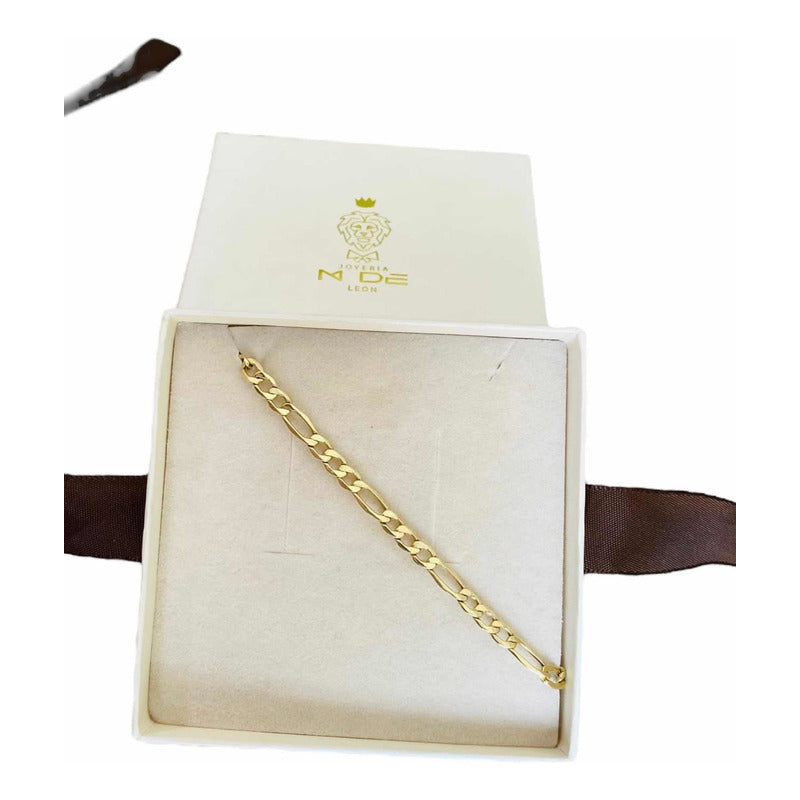 Pulsera Estilo 3x1 En Oro De 10 Kilates