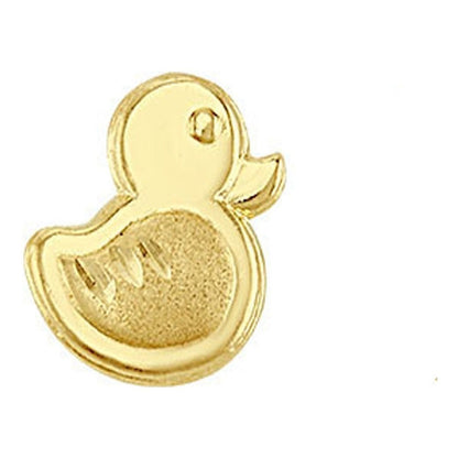 Broquel Patito En Oro De 10 K + Obsequio + Envío