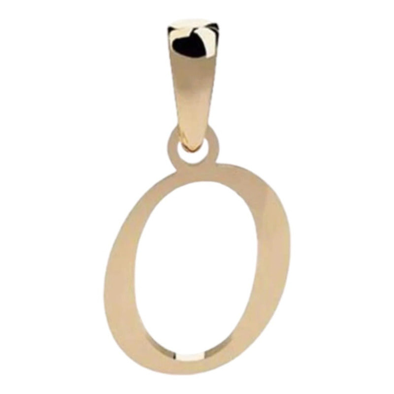 Gargantilla De Inicial Letra O Oro 14 K + Obsequio