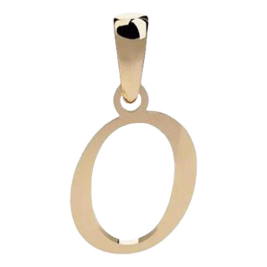 Gargantilla De Inicial Letra O Oro 14 K + Obsequio