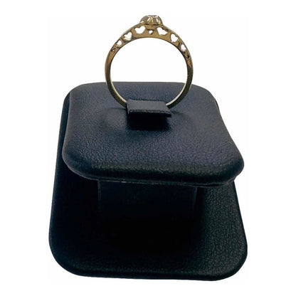 Anillo Corazón Circonia Oro 14 K + Obsequio