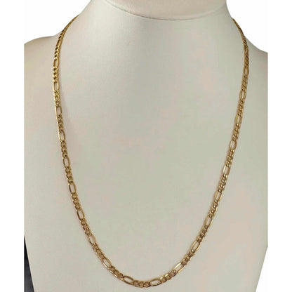 Cadena Tejido 3x1 En Oro De 10 Kilates