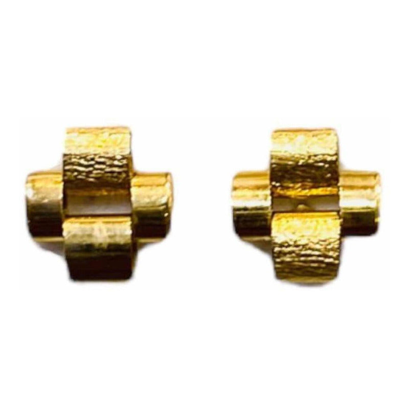 Aretes Rolex Ch Oro 14 K + Obsequio