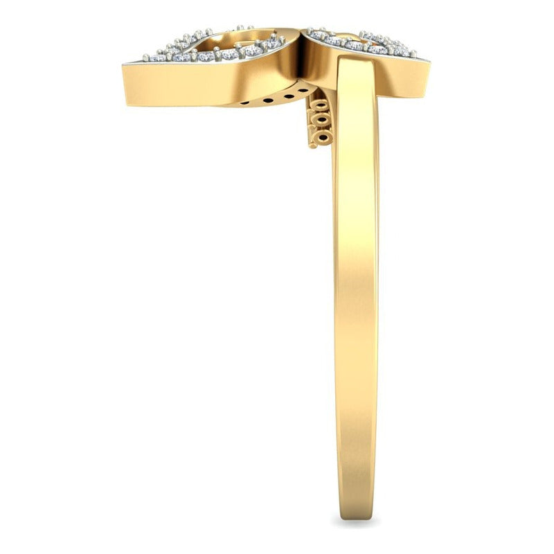 Anillo Jardín De Oro Joyería M De León Oro 10k + Regalo