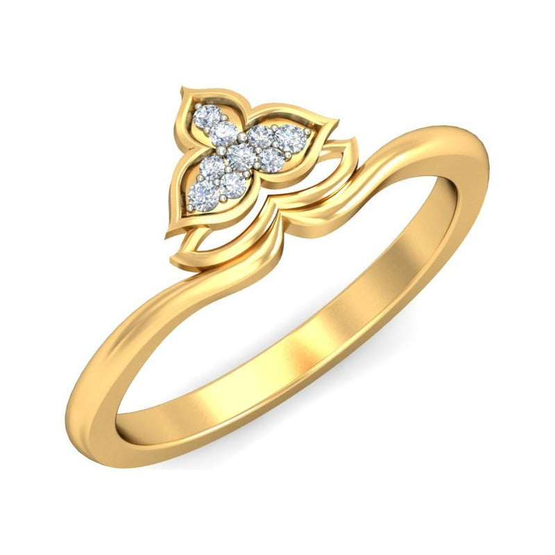 Anillo Flor Eterna Joyería M De León Oro 10k + Regalo