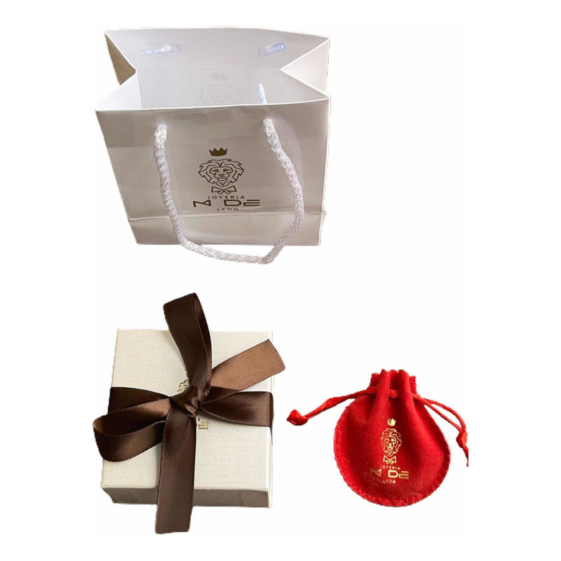 Kit Cadena Medalla Oval Comunión Oro 10 K + Obsequio