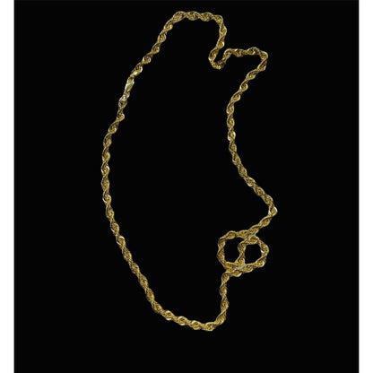 Cadena Torsal 65 Cm Por 6 Mm Oro 10 Kilates + Obsequio