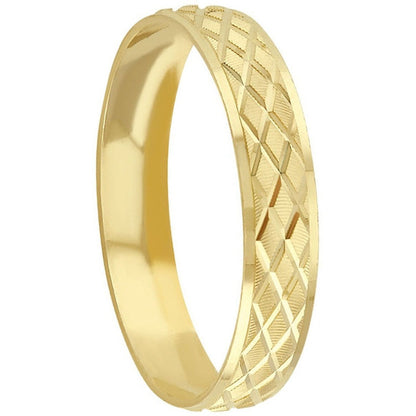 Par Argolla Matrimoniales Diamantadas Oro 10 K + Obsequio