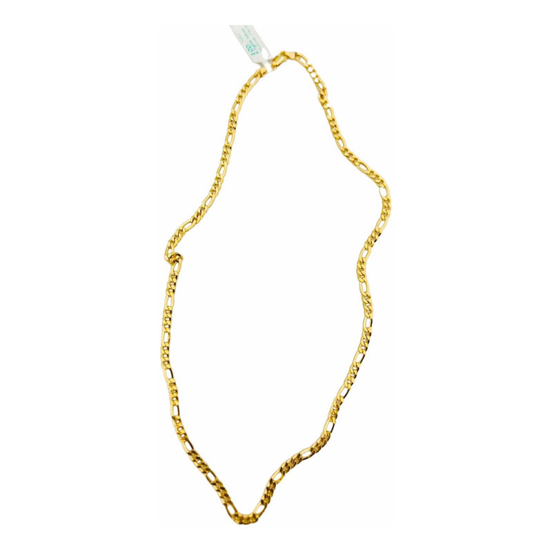 Cadena Planchada 60cmx4mm En Oro De 10 Kilates + Obsequio