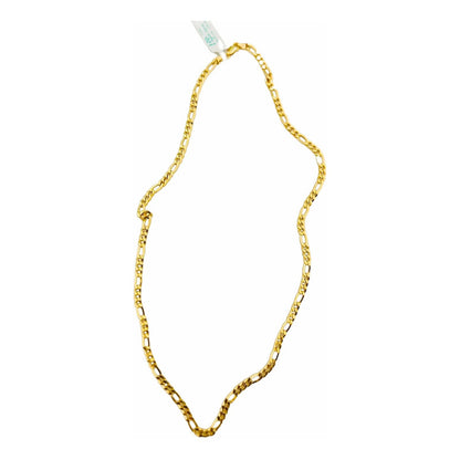 Cadena Planchada 60cmx4mm En Oro De 10 Kilates + Obsequio