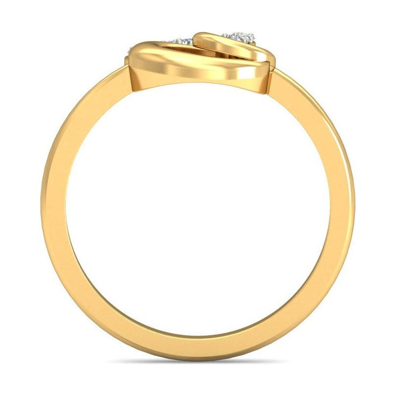 Anillo Eclipse Doble Joyería M De León Oro 10k + Regalos