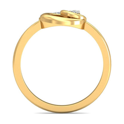 Anillo Eclipse Doble Joyería M De León Oro 10k + Regalos