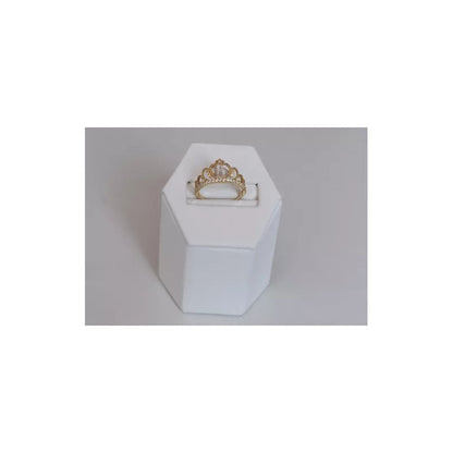 Juego Anillo Y Collar Xv Años Con Flores Oro 10 K + Obsequio