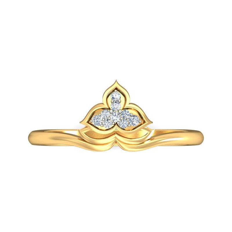 Anillo Flor Eterna Joyería M De León Oro 10k + Regalo