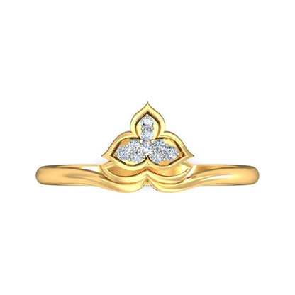 Anillo Flor Eterna Joyería M De León Oro 10k + Regalo