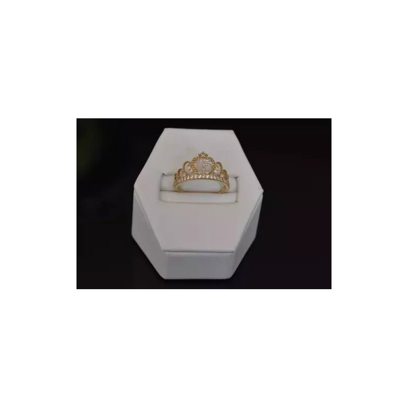 Juego Anillo Y Collar Xv Años Mariposa Oro 10 K + Obsequio