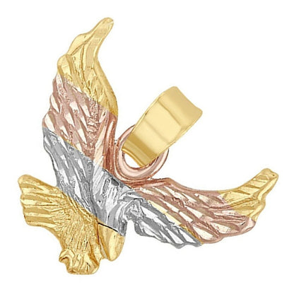 Kit Cadena Con Dije Aguila 3 Oros 10 K. + Obsequio