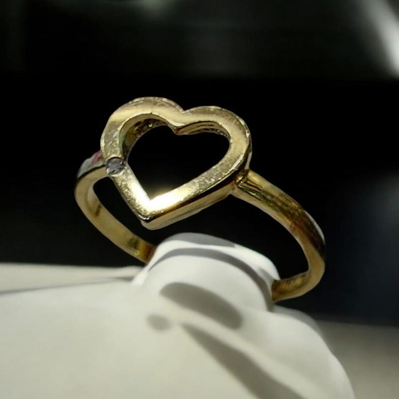 Anillo Corazón Fancy Joyería M De León Oro 10k + Regalo