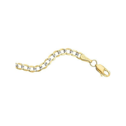 Esclava Infantil Tejido Barbado 12 Cm Oro 10 K + Obsequio