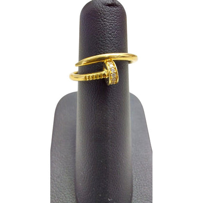 Anillo Clavo Joyería M De León Oro 10k + Regalo