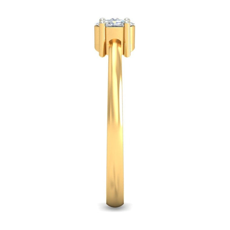 Anillo Promesa Radiante Joyería M De León Oro 10k + Regalo