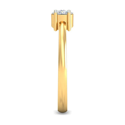 Anillo Promesa Radiante Joyería M De León Oro 10k + Regalo