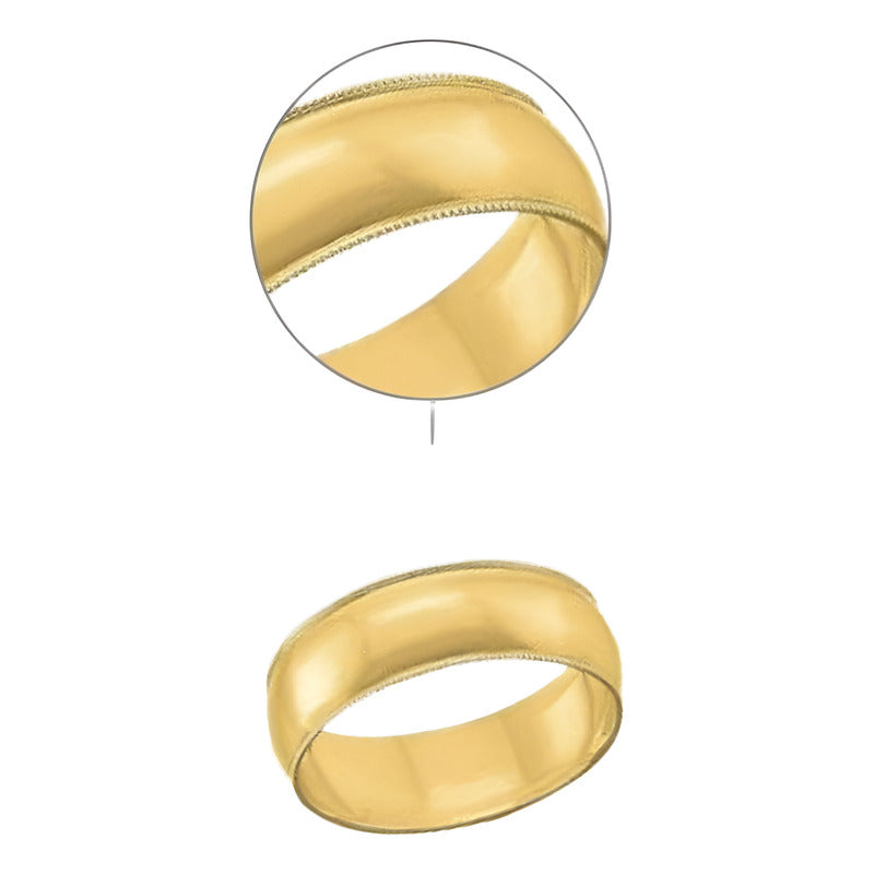 Argolla Matrimonio Lisas Diamant Oro 10 K + Obsequio+ Envio